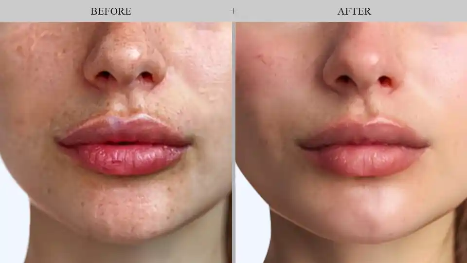 facials before and after results