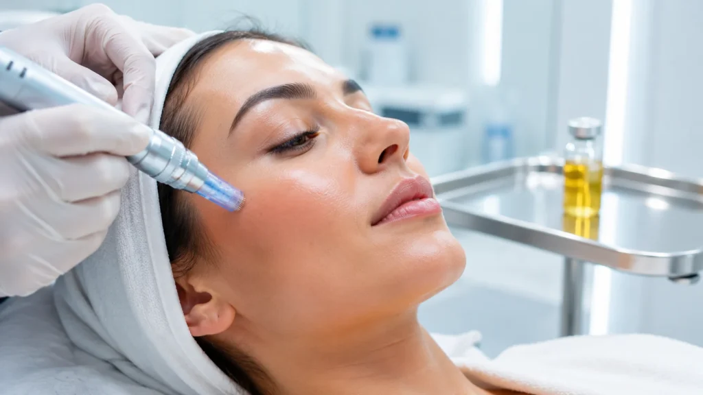 Microneedling with platelet-rich plasma treatment at Adult and Pediatric Dermatology in Forest Hills